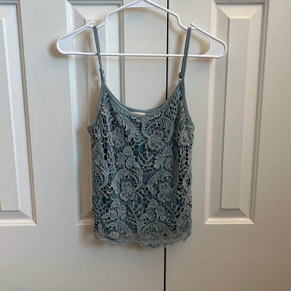 Target Mussimo blue double lined tank top, lightly worn, size XS